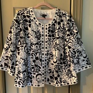 Beautiful fancy jacket.gorgeous black gem details